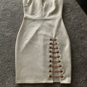 FashionNova White Dress (S)